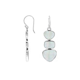 AE-6346-MOP Sterling Silver Earring With Mother of Pearl Jewelry Bali Designs Inc